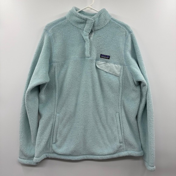 Patagonia Sweaters - Patagonia Jacket Womens Xtra Large XL Fleece Re-Tool Snap T Polartec mint green